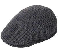 Failsworth Mens Worcester Wool Flat Cap in Pattern 913 - Navy, Size: Medium (57cm)