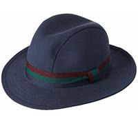 Failsworth Millinery Henley Hat (Latest Version) in Navy, size: Large (59cm)