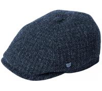 Failsworth Millinery Hudson Harris Six Piece Cap in Pattern 42 - Navy, Size: Large (59cm)