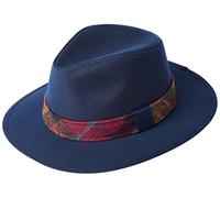 Failsworth Millinery Ladies Wax Drifter in Navy, Size: Medium-Large