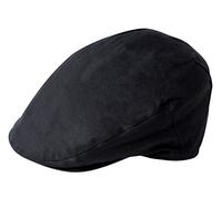 Failsworth Millinery Wax Flat Cap in Navy, Size: XL (61cm)