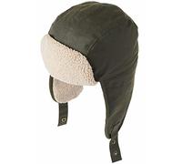 Failsworth Millinery Wax Trapper in Olive, Size: Large-XL
