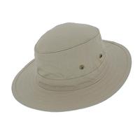 Failsworth Summer Cotton Lightweight Traveller Safari Fedora (Small 55cm , Stone)