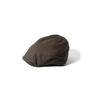 Failsworth Uni-Sex Wax Flat Cap Country Waxed Hat with Halley Stevensons Waxed Cotton (58cm, Olive)