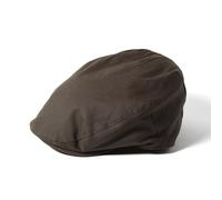 Failsworth Wax Flat Cap - Olive - Size: Large