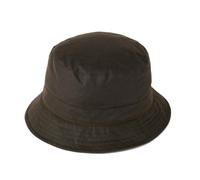 Failsworth Waxed Cotton Bucket Hat (S, Olive)