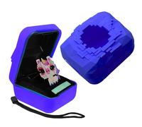 FAILUN Silicone Case for Bitzee Magicals Interactive Toy Digital Pet, Shockproof and Protective Carrying Case for Bitzee Disney Virtual Electronic Pets with Lanyard (Blue Case for Bitzee Magicals)