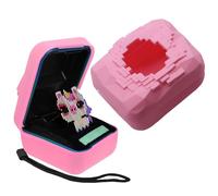 FAILUN Silicone Case for Bitzee Magicals Interactive Toy Digital Pet, Shockproof and Protective Carrying Case for Bitzee Disney Virtual Electronic Pets with Lanyard (Pink Case for Bitzee Magicals)
