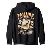 Failure Is Not An Option It's A Data Point Aerospace Zip Hoodie