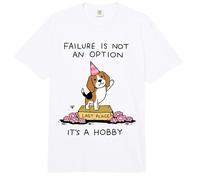 Failure is Not an Option It's A Hobby Funny Beagle Comfort Colors Adult Heavyweight T-Shirt