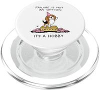 Failure Is Not An Option It's A Hobby Funny Beagle PopSockets PopGrip for MagSafe