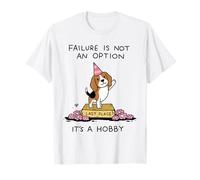 Failure is Not an Option It's A Hobby Funny Beagle T-Shirt