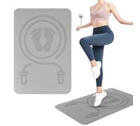 Failure to skip the rope - absorbent non-slip fitness mat for indoor training, resistant and silent yoga mat, high stability, shock-proof and