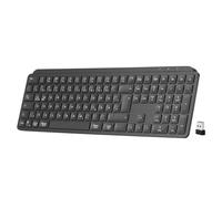 FAINDMOO Wireless Bluetooth Keyboard with Two-Tone Lighting, Multi-Device for 4 Devices, Scissor Mechanism, USB-C, Quiet Office Keyboard for Windows, Mac, PC, iPad & Android, QWERTY Layout