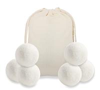 FainFun Natural Wool Dryer Balls, 6 x 6 cm, Wool Dryer Balls, Wool Dryer Balls for Saving Drying Time, Dryer Balls Sheep's Wool for Down for Tumble Dryers