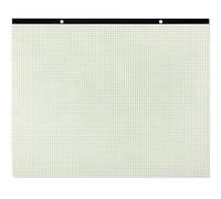 Fainne Large Engineering Graph Paper 22''x17'' Landscape 4" x 4"Grid Graph Paper Pad Giant Drafting Pad Sketching Graph Paper for Engineer Architect Designer Mathematician Draftsman (Beige and Green)