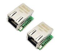 FainWan 2PCS USR-ES1 W5500 Chip New SPI to LAN Ethernet Converter TCP/IP Module Compatible with Ar-duino