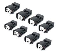 FainWan 8pcs Fuel Injector Adapter Connector Kit Replacement Compatible with EV1 to USCAR EV6 & EV14 Che-vy LS1 LS2 LS3