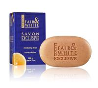 Fair and White Exclusive Exfoliating Soap | 7 oz / 200 g | Skin Brightening Bar for Uneven Skin Tone