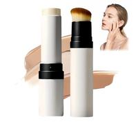 Fair Cover Cream Stick,Color Changing Brightening Makeup Base,Color-Changing Foundation Stick,Hydrating Concealer,Medium to Full Coverage Dewy Finish Base Makeup,White Foundation,Found/ation Brush