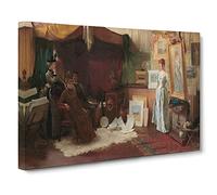 Fair Critics By Charles Curran Canvas Print for Living Room Bedroom Home Office Décor, Wall Art Picture Ready to Hang, 30 x 20 Inch (76 x 50 cm)