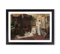 Fair Critics by Charles Curran Framed Print | A2 Black Framed Wall Art | Ready to Hang | Modern Nature Picture | Living Room Bedroom Lounge Office
