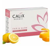 Fair & Glow Ayurvedic Facial Kit For Fairness, Glowing Skin, Whitening & Brightening Skin| Mini Facial Kit For Women & Men Suitable For All Skin Type - Set Of 5 (50 Gm)