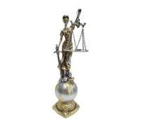 Fair Goddess Statue - Elegant Resin Home Decor, Golden Cone Desktop Ornament, Unique Craft for Living Room, Office, and Gift Ideas