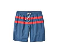 Fair Harbor The Anchor -- Men’s Swimsuits with BreezeKnit™ liner, 8-inch inseam -- anti- chafe, performance swim trunks, Red Stripe, 3XL