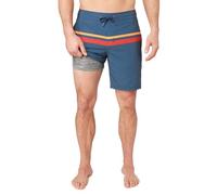 Fair Harbor The Ozone -- Men’s Swimsuits with BreezeKnit Liner, 10-inch Inseam -- Quick Dry, Performance Swim Trunks, Red Comp Stripe, M