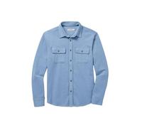 Fair Harbor The Ultra-Stretch Dunewood Flannel, Maritime Twill, Large