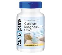 Fair & Pure® - Calcium Magnesium Citrate Supplement - Vegan - 180 Capsules