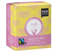 Fair Squared Apricot Hair Soap with Cotton Soap Bag - Sensitive Scalp - 2 x 80g