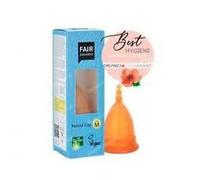 FAIR SQUARED Menstrual Cup 100% Natural Latex Size M 12 ml Pack of 2