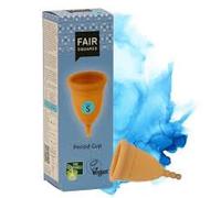 FAIR SQUARED Menstrual Cup 100% Natural Latex Size S 10ml PACK 2