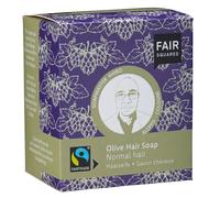 Fair Squared Olive Hair Soap with Cotton Soap Bag - Normal Hair - 2 x 80g