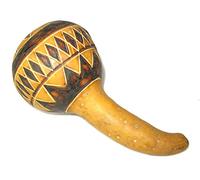 Fair Trade African Gourd Rattle Maraca Shaker Hand crafted - Shake to the Music!