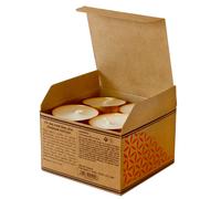 Fair Trade Desi Gulab Rose Scented Tealight Candles - Pack of 12