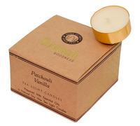 Fair Trade Patchouli & Vanilla Scented Tealight Candles - Pack of 12