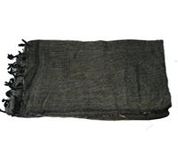 Fair Trade Tibetan Yak Wool Woollen Shawl/Blanket 1.8M x 0.8M (Dark)