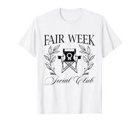 Fair Week Social Club Funny State Fair County Fair Carnival T-Shirt