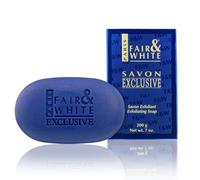 FAIR & WHITE Exclusive Exfoliating Soap, 200g / 7oz - Moisturizing Bar Soap For Face and Body