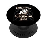 Fair Winds and Following Seas Nautical Themed Naval Phrase PopSockets Adhesive PopGrip