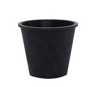 FAIR ZONE Natural Rubber Planter - 6 Pack - Black