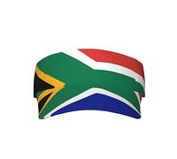 FAIRAH South Africa Flag Print Protected Under The Sun with Adult Sunscreen Visor Cap