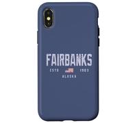Fairbanks Alaska Field/Fairbanks AK Case for iPhone X/XS