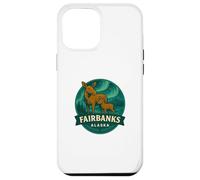 Fairbanks Alaska Moose Cow and Calf Northern Animals Case for iPhone 12 Pro Max