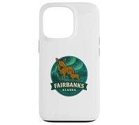 Fairbanks Alaska Moose Cow and Calf Northern Animals Case for iPhone 13 Pro