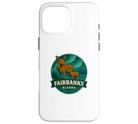 Fairbanks Alaska Moose Cow and Calf Northern Animals Case for iPhone 16 Pro Max