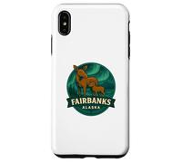 Fairbanks Alaska Moose Cow and Calf Northern Animals Case for iPhone XS Max